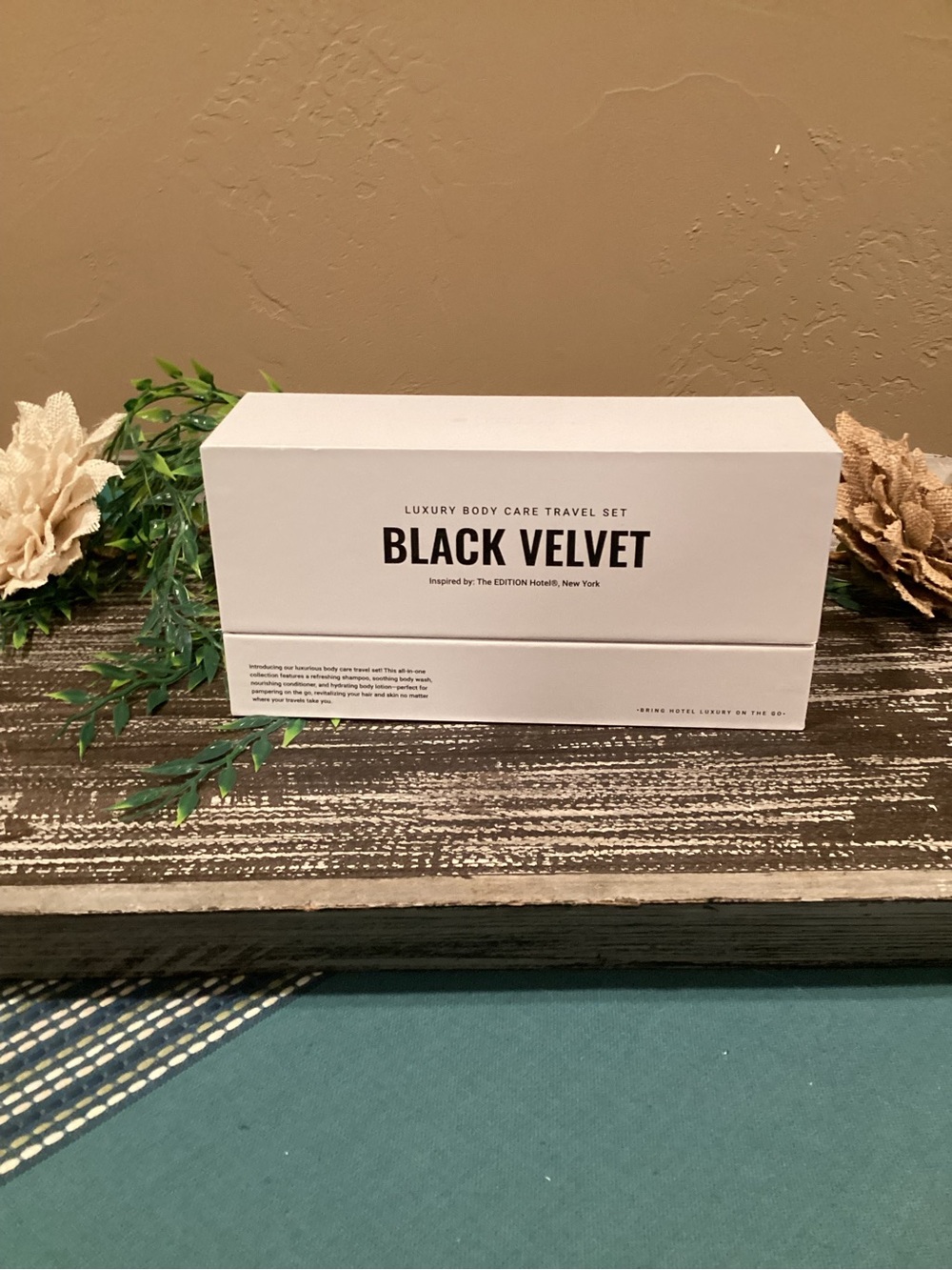 Hotel Collection Black Velvet Luxury Body Lotion - White & Black